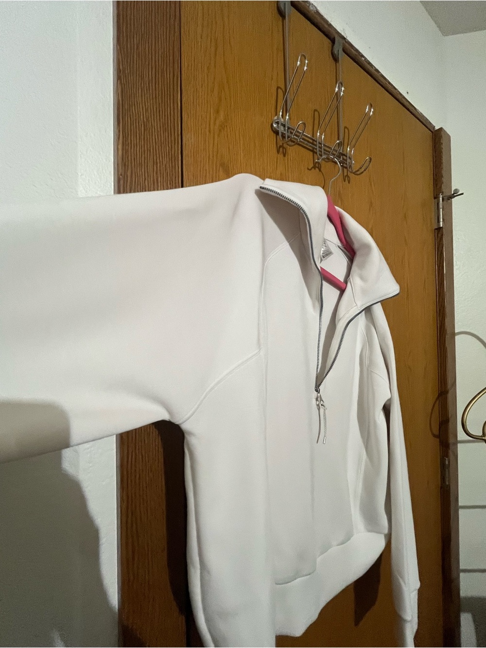 SPANX white Quarter-Zip Pullover Sweatshirt - Picture 5 of 6